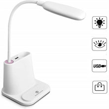 Charger l'image dans la galerie, 4-IN-1 USB Rechargeable LED Desk Lamp Touch Dimming Setting Table Lamp for Children Kids Reading Study Bedroom Living Room