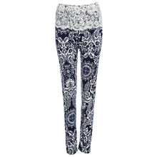 Charger l'image dans la galerie, Trendy High Waist Lace Spliced Tribal Print Elastic Pants for Women
