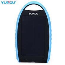 Charger l'image dans la galerie, YUNDU YD - T018 7000mAh Solar Power Bank Waterproof Shockproof Anti-dust Portable Charger Support 2.1A Fast Charging