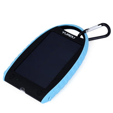 Charger l'image dans la galerie, YUNDU YD - T018 7000mAh Solar Power Bank Waterproof Shockproof Anti-dust Portable Charger Support 2.1A Fast Charging