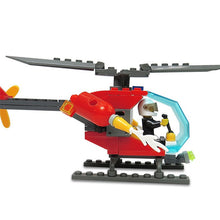Charger l'image dans la galerie, ABS Firefighter Helicopter Building Block DIY Model for Kids 89pcs