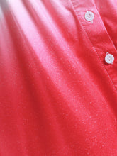 Charger l'image dans la galerie, Ombre Pleated Button Up Plus Size Long Sleeve Top