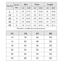 Charger l'image dans la galerie, Lace Panel Sweetheart Neck Plus Size Semi Formal Dress