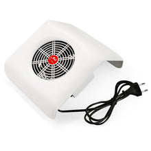 Charger l'image dans la galerie, 858 - 1 30W Nail Dust Collector Vacuum Suction Safe ABS Soft Leather for Manicure / Pedicure