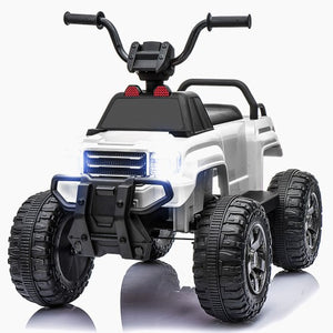 6V Kids Powered Electric ATV Quad Ride on Car with 2 Speeds, LED Lights, MP3