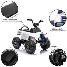 Charger l'image dans la galerie, 6V Kids Powered Electric ATV Quad Ride on Car with 2 Speeds, LED Lights, MP3