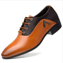 Charger l'image dans la galerie, 2019 Newest Men Dress Shoes Designer Business Office Lace-Up Loafers Casual Driving Shoes Men's Flat Party Leather Dance Shoes