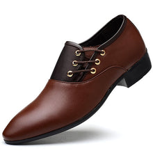 Charger l'image dans la galerie, 2019 Newest Men Dress Shoes Designer Business Office Lace-Up Loafers Casual Driving Shoes Men's Flat Party Leather Dance Shoes