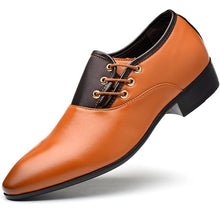 Charger l'image dans la galerie, 2019 Newest Men Dress Shoes Designer Business Office Lace-Up Loafers Casual Driving Shoes Men's Flat Party Leather Dance Shoes