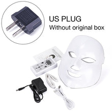 Charger l'image dans la galerie, Led Mask Photon Electric LED Facial Mask 7 Colors Led with Neck Skin Rejuvenation Anti Wrinkle Acne Photon Therapy Salon tool