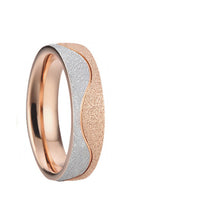 Charger l'image dans la galerie, Rose Gold Plating Emery Alliance wedding band engagment rings for women Anniversary Jewelry love couple ring men
