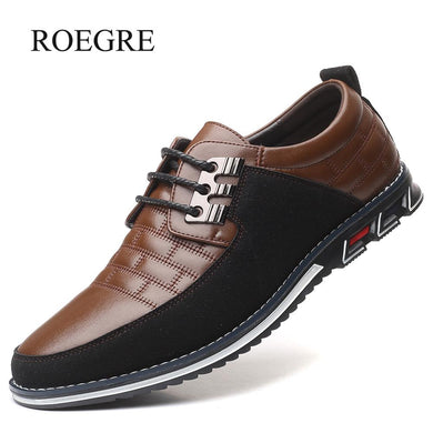2019 New Big Size 38-48 Oxfords Leather Men Shoes Fashion Casual Slip On Formal Business Wedding Dress Shoes Men Drop Shipping