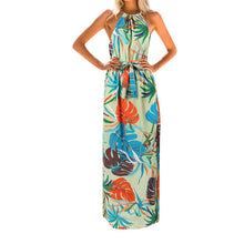 Charger l'image dans la galerie, vestidos de verano 2019 Fashion Women Print Boho Floral Long Maxi Dress Sleeveless Evening Party Summer Beach Sundress Robe W619