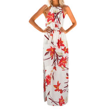 Charger l'image dans la galerie, vestidos de verano 2019 Fashion Women Print Boho Floral Long Maxi Dress Sleeveless Evening Party Summer Beach Sundress Robe W619
