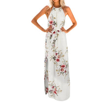 Charger l'image dans la galerie, vestidos de verano 2019 Fashion Women Print Boho Floral Long Maxi Dress Sleeveless Evening Party Summer Beach Sundress Robe W619