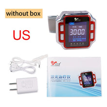 Charger l'image dans la galerie, Household 650nm Laser Physiotherapy Wrist Diode LLLT for Diabetes Hypertension Treatment Diabetic Watch Laser Sinusitis Therapy