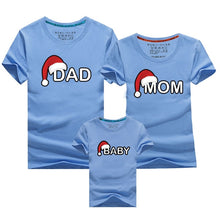 Charger l'image dans la galerie, Dad Mom Baby Christmas T-Shirt Clothing for Family Matching Outfits Clothes Mother Daughter Father Son Look Mommy and Me Shirt