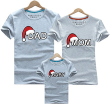 Charger l'image dans la galerie, Dad Mom Baby Christmas T-Shirt Clothing for Family Matching Outfits Clothes Mother Daughter Father Son Look Mommy and Me Shirt