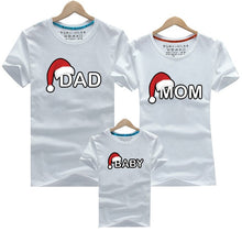 Charger l'image dans la galerie, Dad Mom Baby Christmas T-Shirt Clothing for Family Matching Outfits Clothes Mother Daughter Father Son Look Mommy and Me Shirt