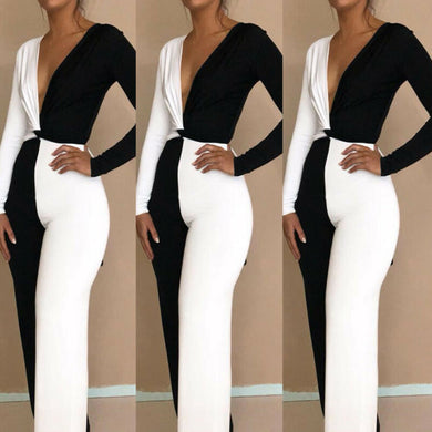 2019 New Women Ladies Casual Summer 2 Piece Clothing Set Bodycon Long Sleeve Cross T Shirt Long Pants Outfits Party Clubwear