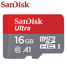 Charger l'image dans la galerie, 100% Original SanDisk Micro SD Card 64GB 100MB/s 16GB 32GB 128GB 256GB 200GB 400GB U1 Class 10 Memory Card microsd Flash TF Card