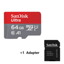 Charger l'image dans la galerie, 100% Original SanDisk Micro SD Card 64GB 100MB/s 16GB 32GB 128GB 256GB 200GB 400GB U1 Class 10 Memory Card microsd Flash TF Card