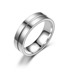 Charger l'image dans la galerie, New Titanium Romantic Couple Ring "His Queen"" Her King" DIY Engraved Alliance Engagement Wedding Rings For Men Women Jewelry