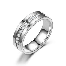 Charger l'image dans la galerie, New Titanium Romantic Couple Ring "His Queen"" Her King" DIY Engraved Alliance Engagement Wedding Rings For Men Women Jewelry