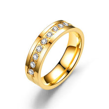 Charger l'image dans la galerie, New Titanium Romantic Couple Ring "His Queen"" Her King" DIY Engraved Alliance Engagement Wedding Rings For Men Women Jewelry