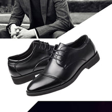 Charger l'image dans la galerie, New Fashion Soft Leather Dress Shoes For Men Causal Flats Men's Oxford Shoes Low Top Oxfords Men Business Shoes Black
