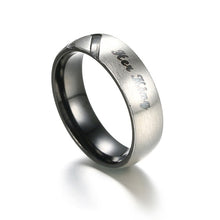 Charger l'image dans la galerie, His Queen Her King Wedding Bands Ring Real Love Heart Promise Gift Rings 6MM Stainless Steel Couple  Alliance