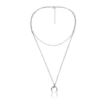 Charger l'image dans la galerie, Boho Layered Iron Cross Pendant Choker Necklace Golden Beads Jesus Long Chain Necklace Charm Crucifix Christian Couple Jewelry