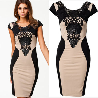 2019 New Women Lace Bodycon Bandage Formal Prom Evening Party Short Dress Casual dress