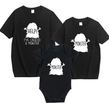 Charger l'image dans la galerie, Summer Family Look Shirt Mommy and Me Clothes Love WIFI Battery 2019 Family Matching T Shirt Fashion Family Outfit Set Tees Tops