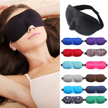 Charger l&#39;image dans la galerie, 1Pcs 3D Sleep Mask Natural Sleeping Eye Mask Eyeshade Cover Shade Eye Patch Women Men Soft Portable Blindfold Travel Eyepatch